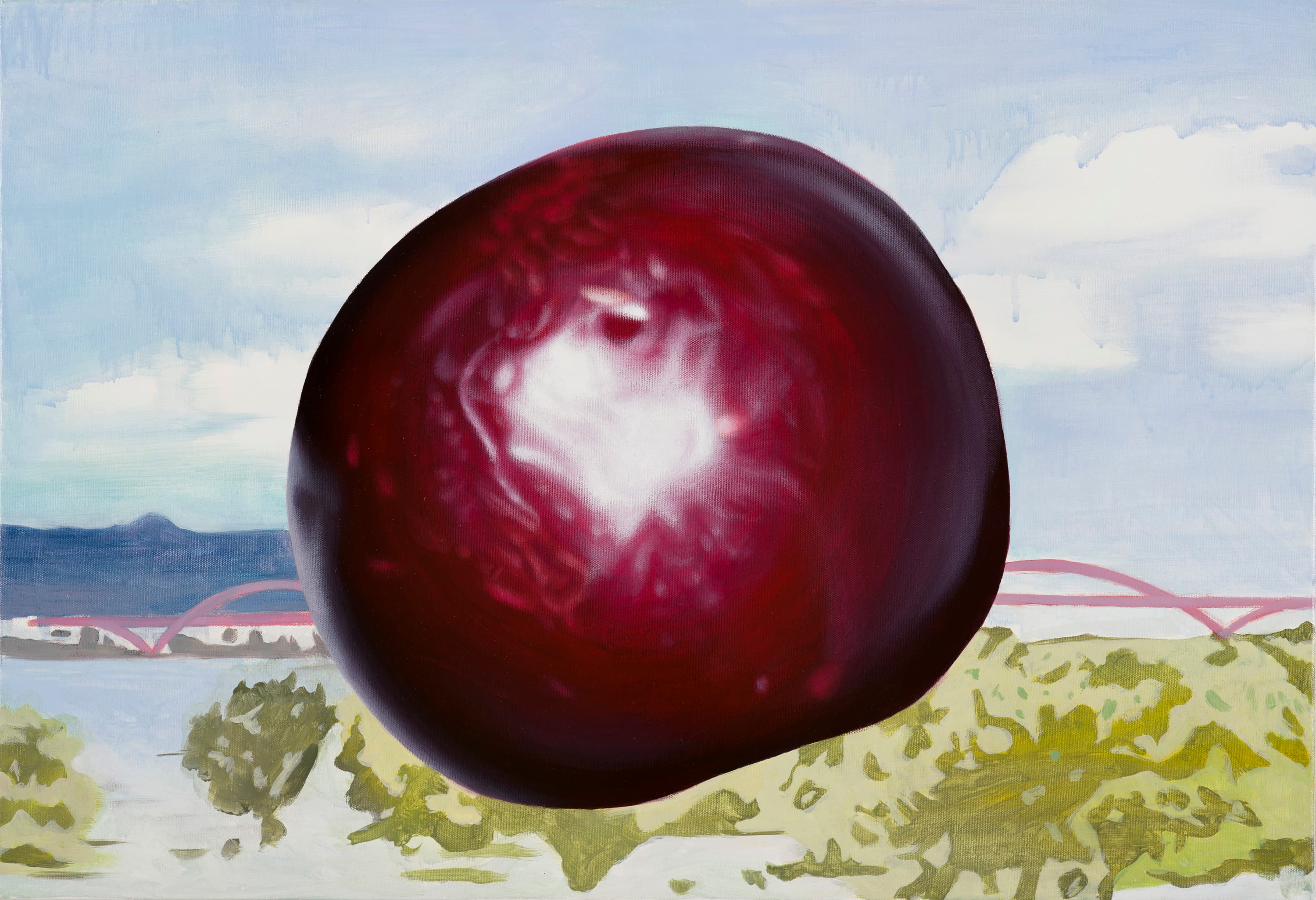 彩虹龍門李 Acrylic on canvas 80x55cm 2014