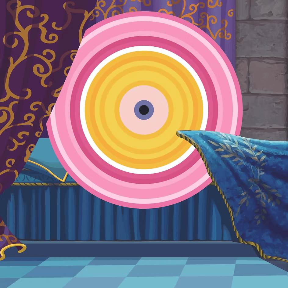 睡美人的旋轉肖像