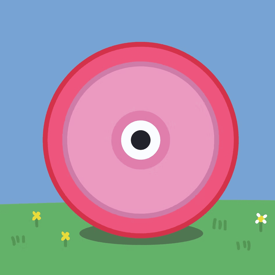 佩佩豬的旋轉肖像