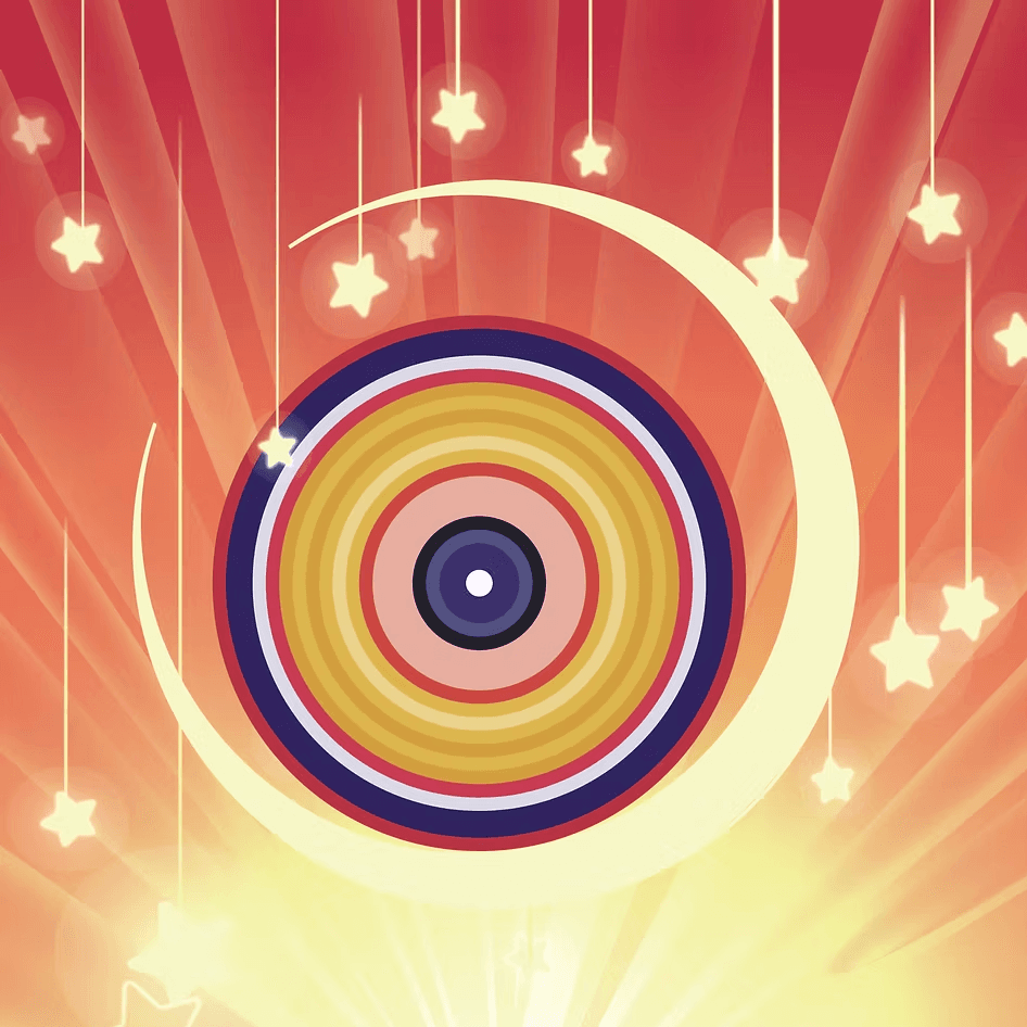 月野兔的旋轉肖像