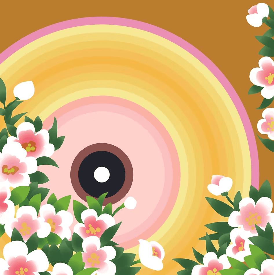 喬琪姑娘的旋轉肖像