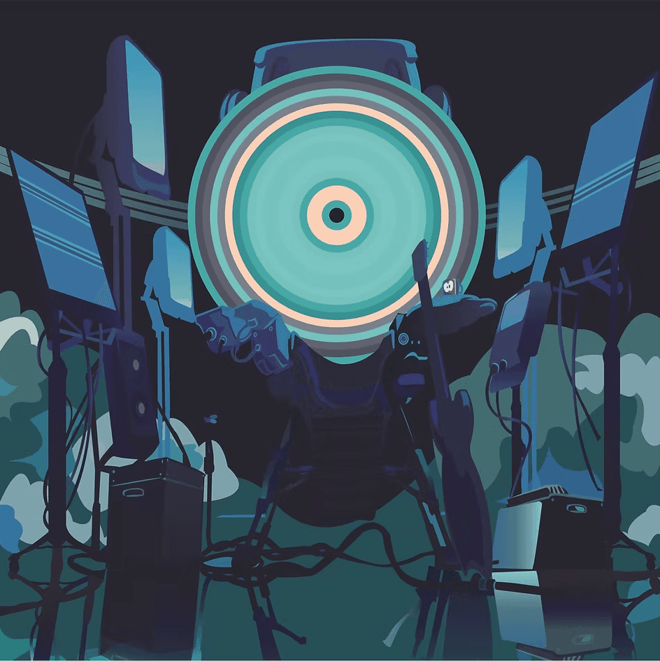 初音的旋轉肖像