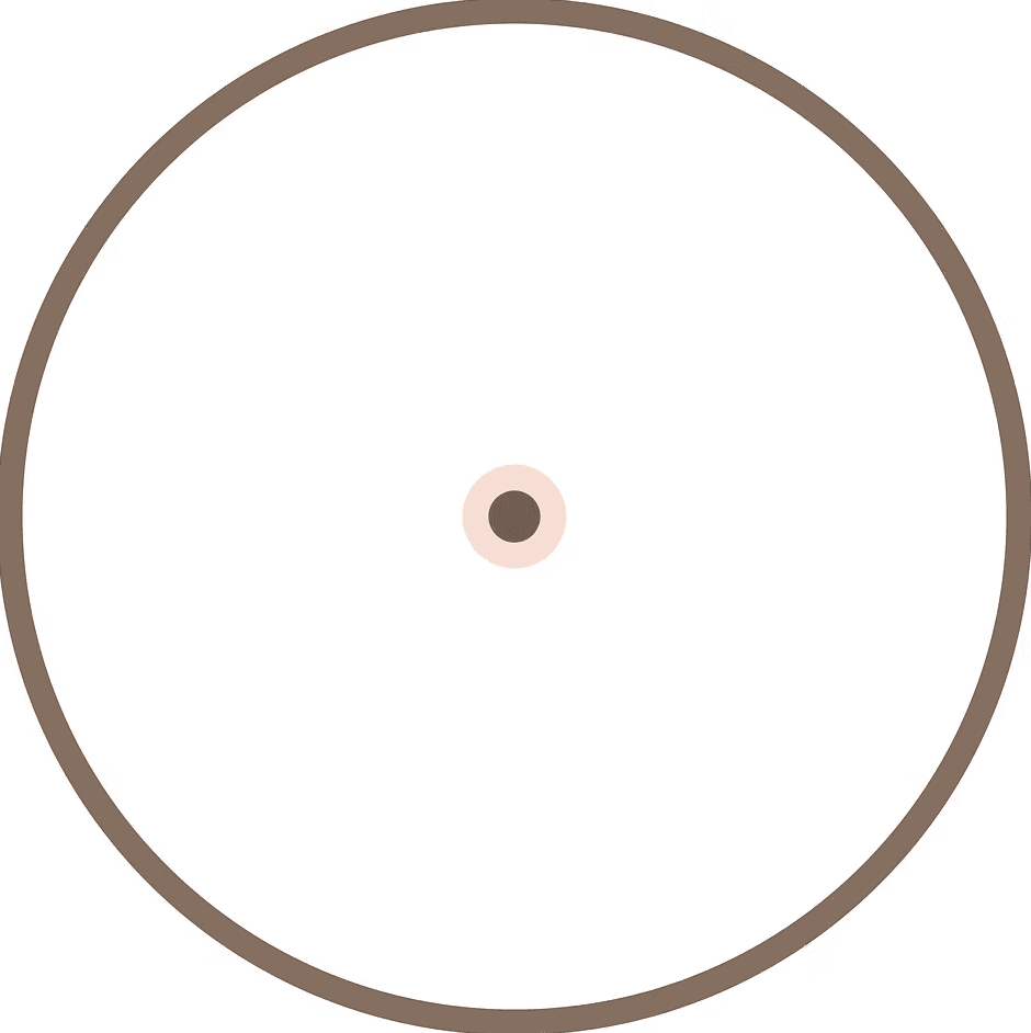 角落生物北極熊的旋轉肖像