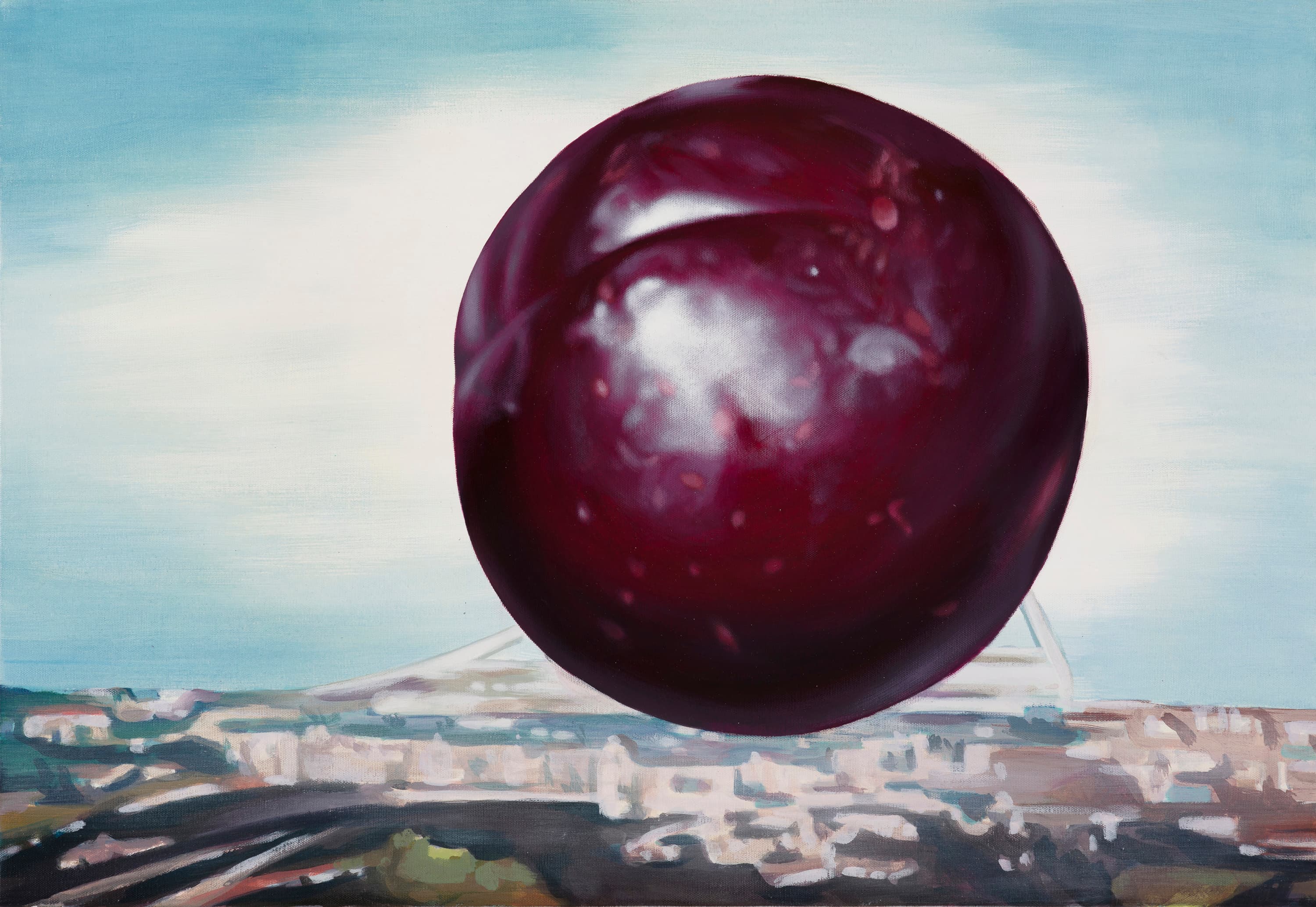 臺北商港李 Acrylic on canvas 80x55cm 2014