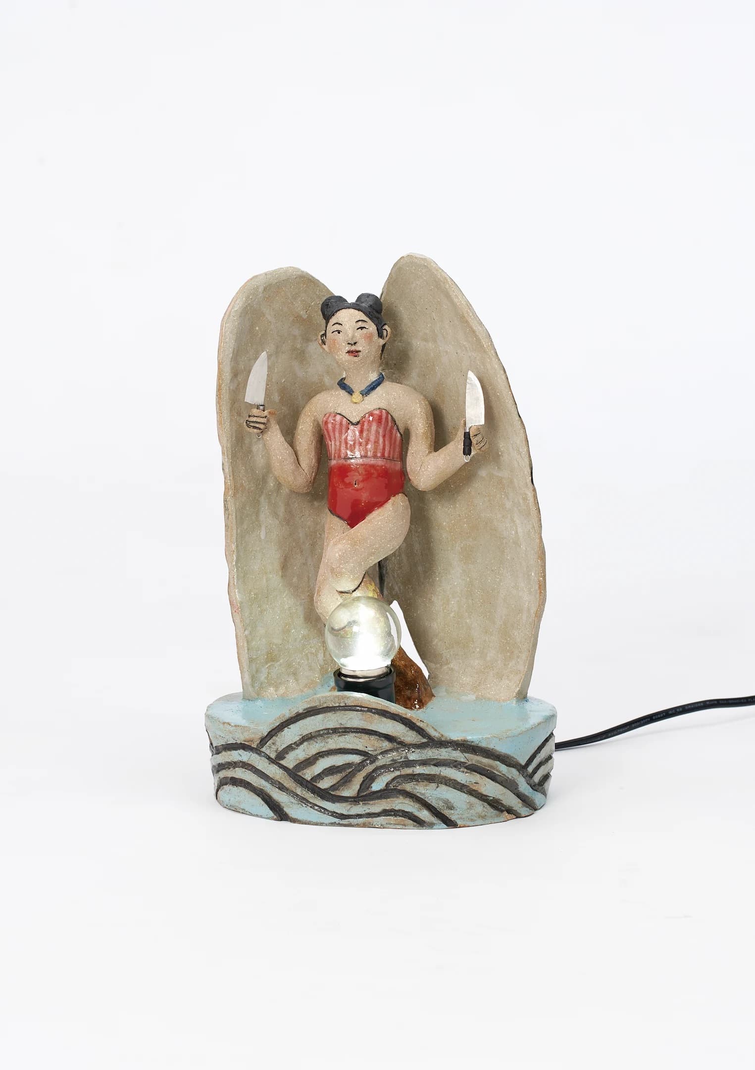 蚌殼精系列（二）陶瓷燈-7