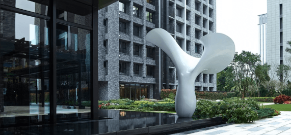 華固新天地／水池作品-雲袖