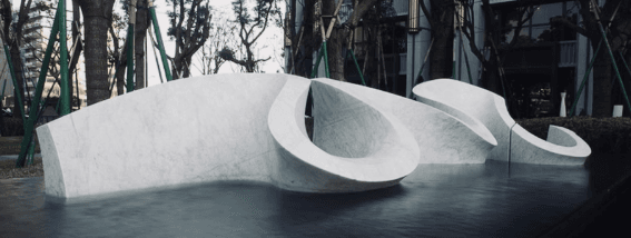 維多利亞帝國廣場／水池作品-律動山水