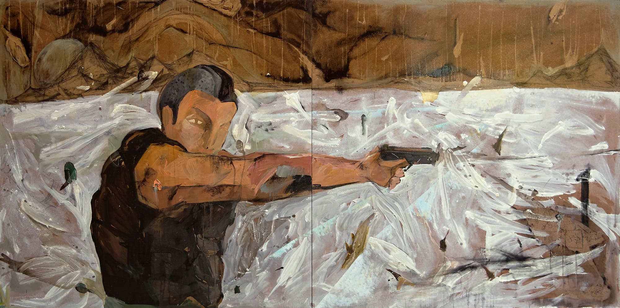 數字1 - 雪地裡的射擊