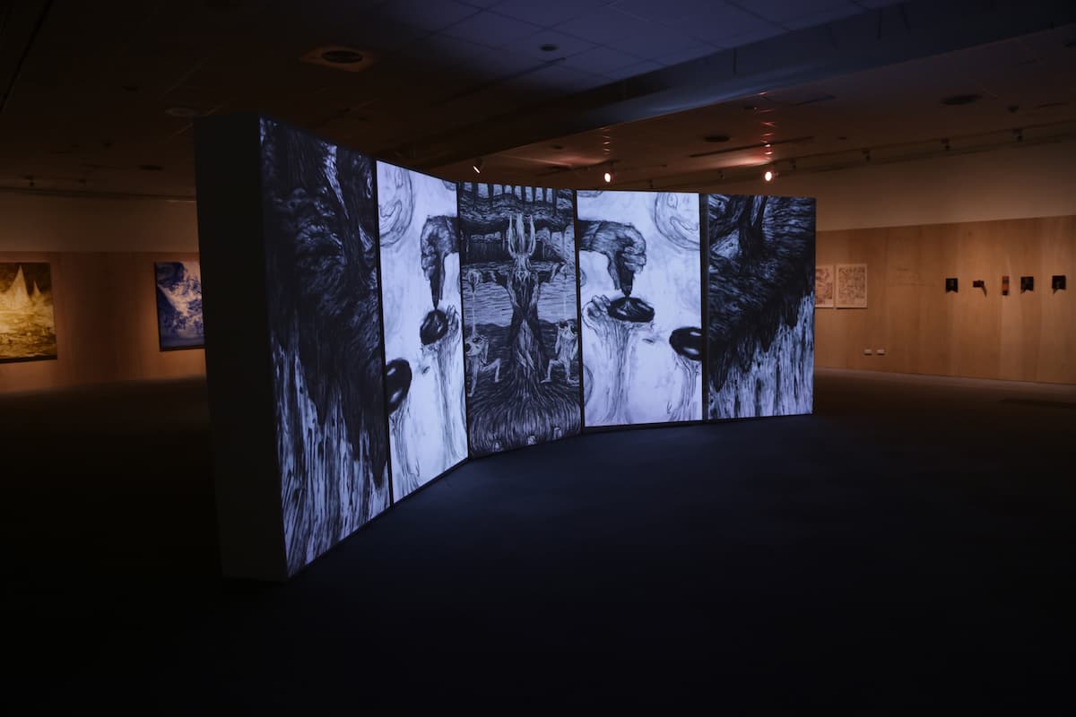 陰極射線管的神祕儀式-高雄市立美術館-原作裝置展出照02