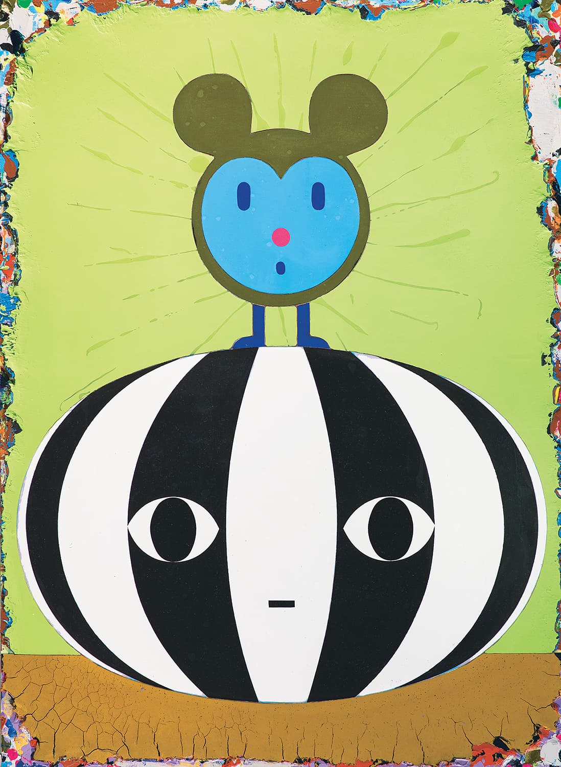 LCC-2015-賴九岑-在黑白條紋上發功的圓米奇