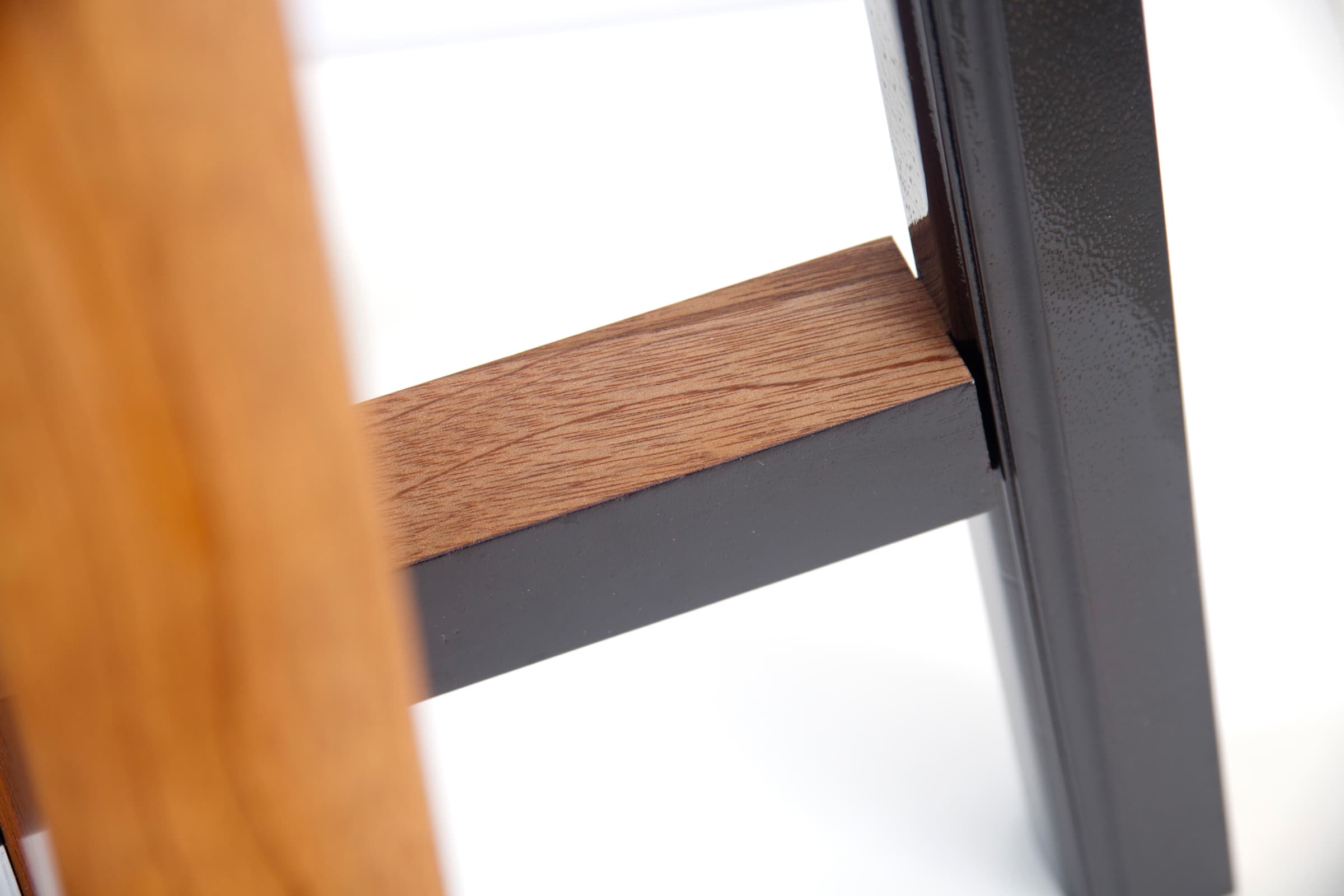 坐在圓凳子裡面