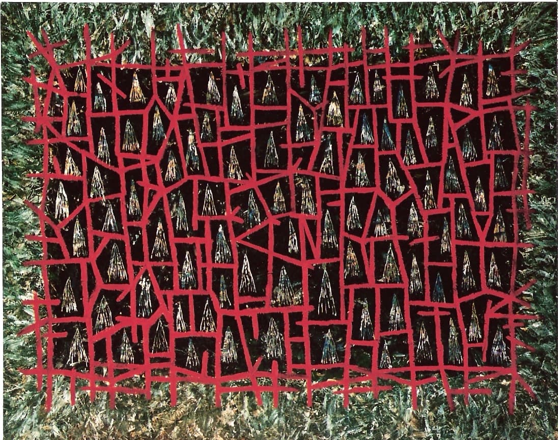 捕獸區-1994-油彩-91x72.5cm