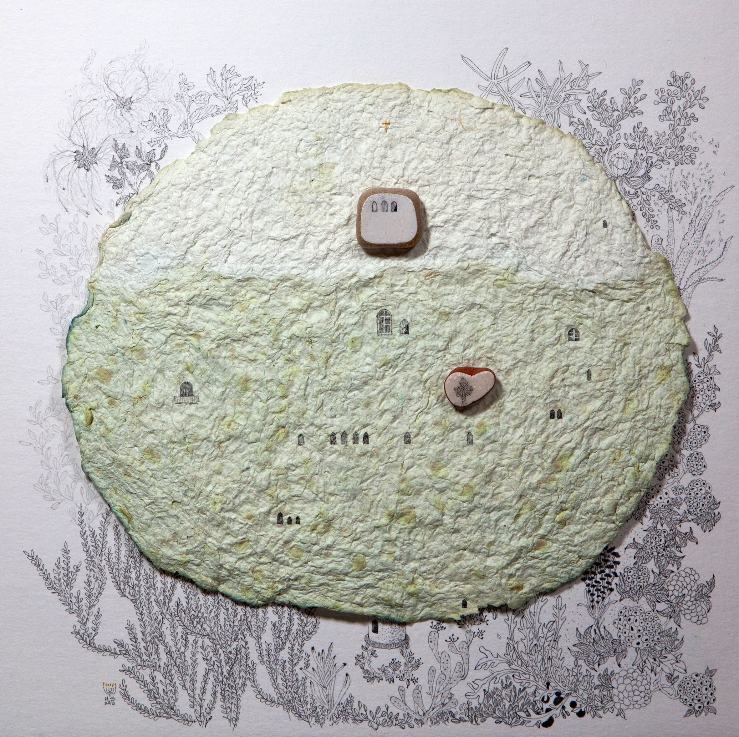 48.傅浩軒_天地_2016_複合媒材_23×23cm