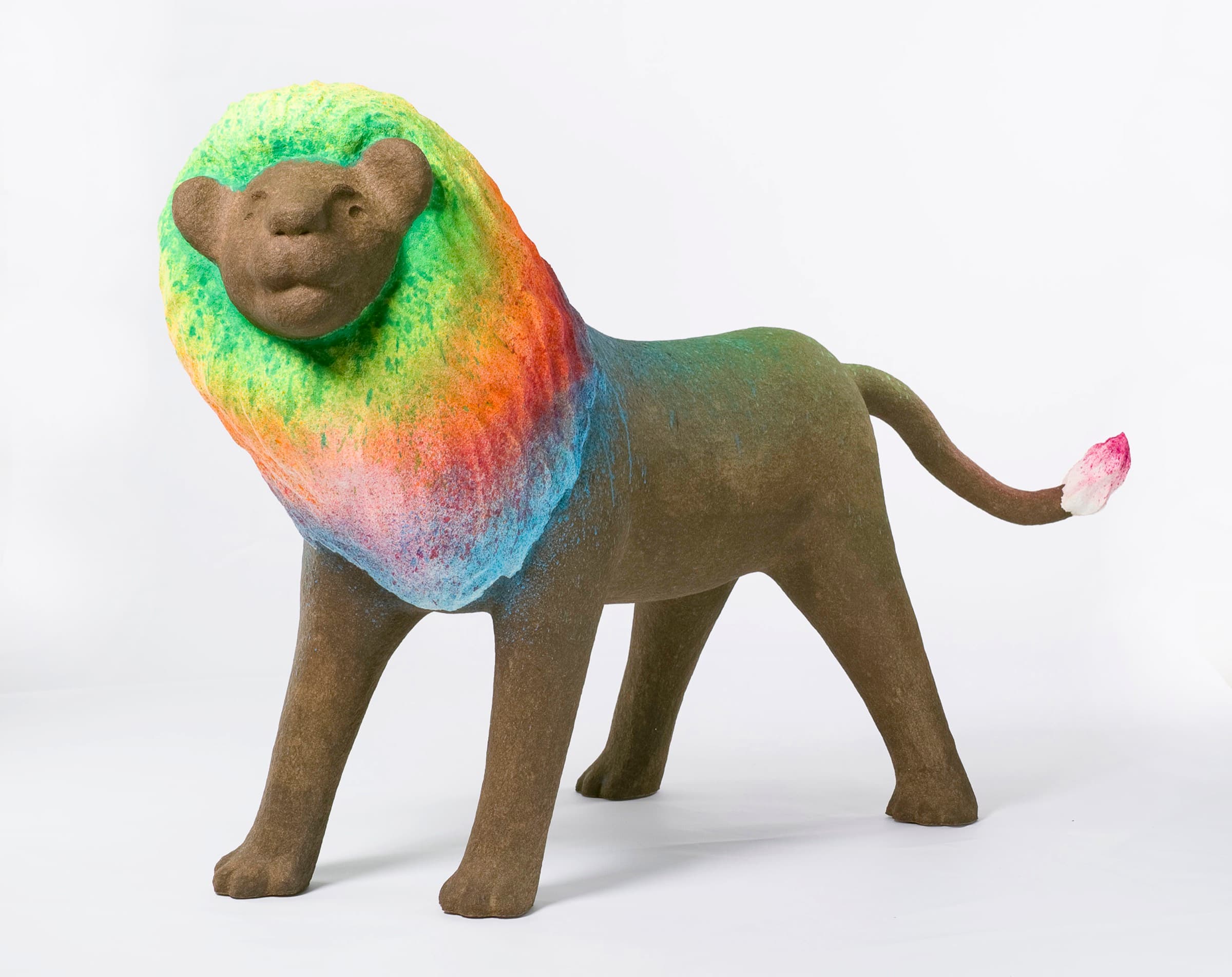 彩虹雨村落的獅子