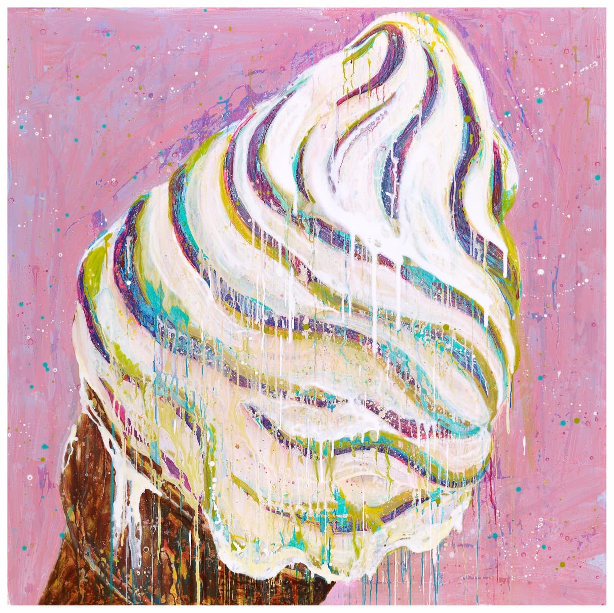 彩虹冰淇淋  青蘋果