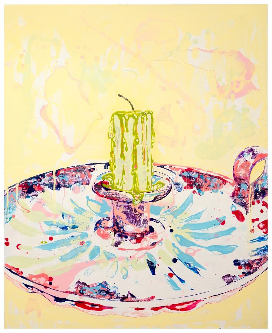 2014_重複的願望_燭台_80x65cm-1