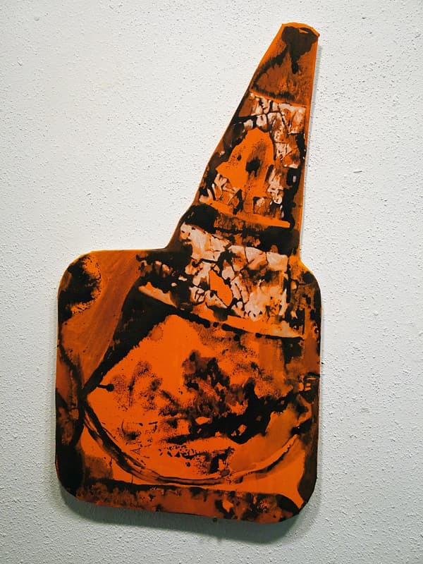 Trash Painting: traffic sign