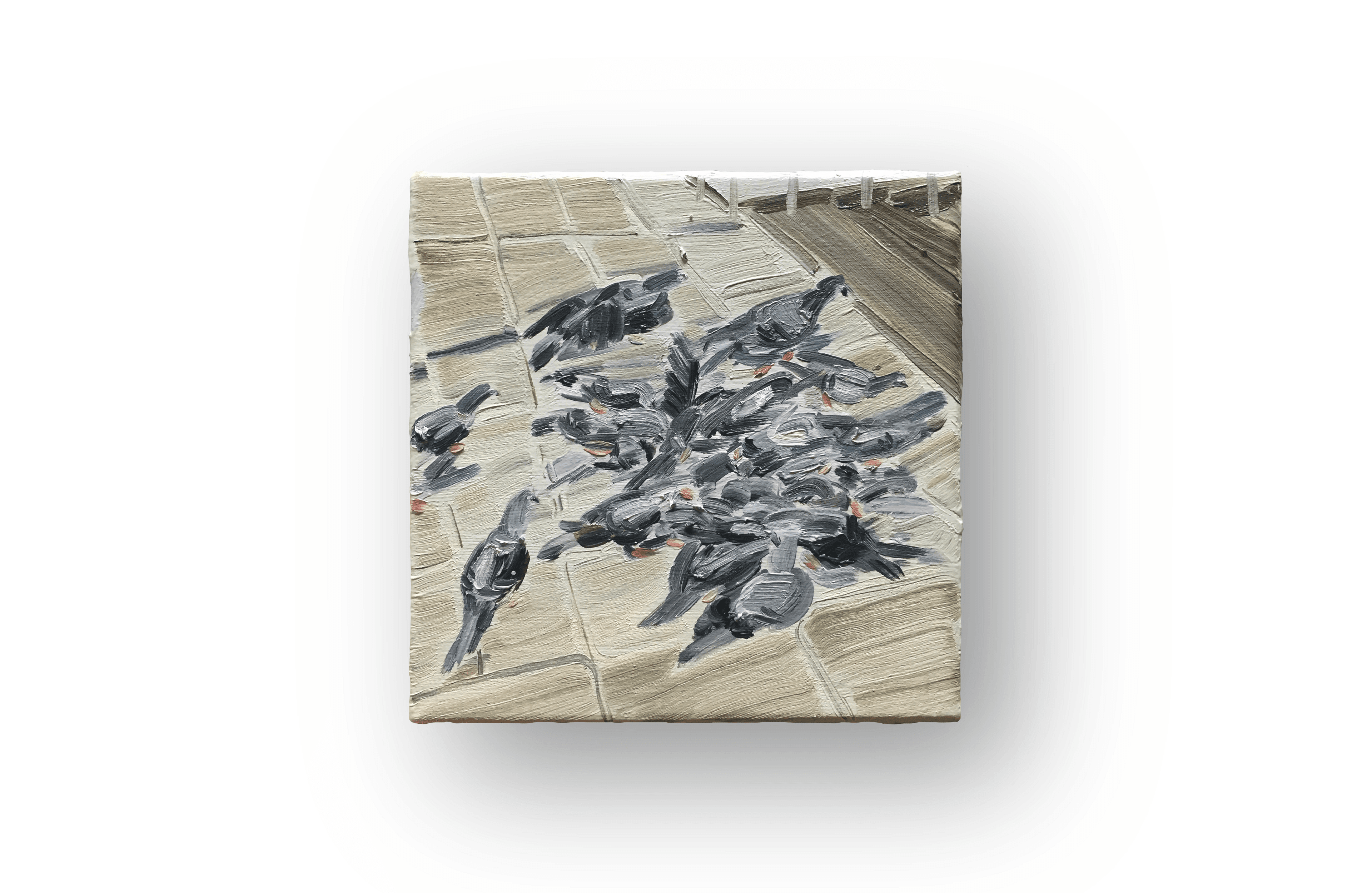 谷歌寫生5_樓梯上的鴿子