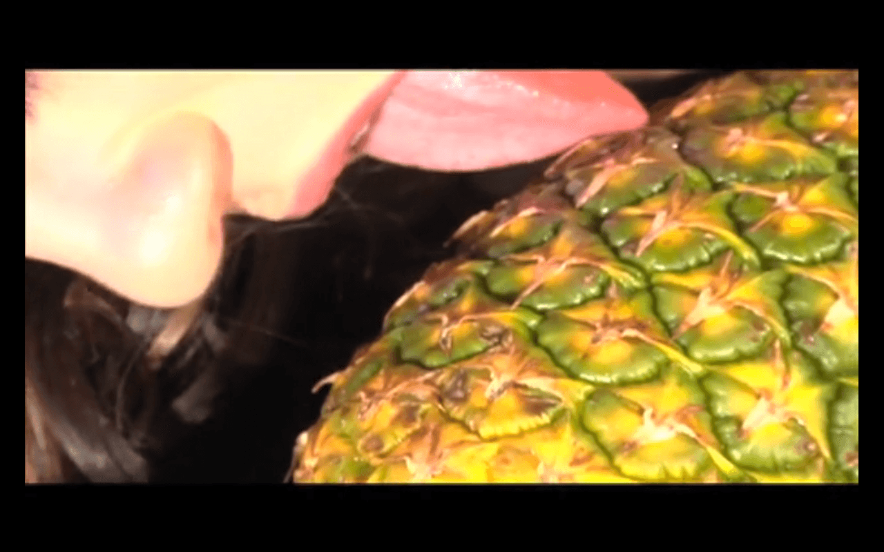 一位非常非常嚴肅的女士的鳳梨