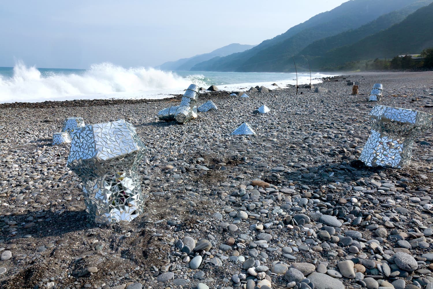 新香蘭海岸建築遺址出土現況復原