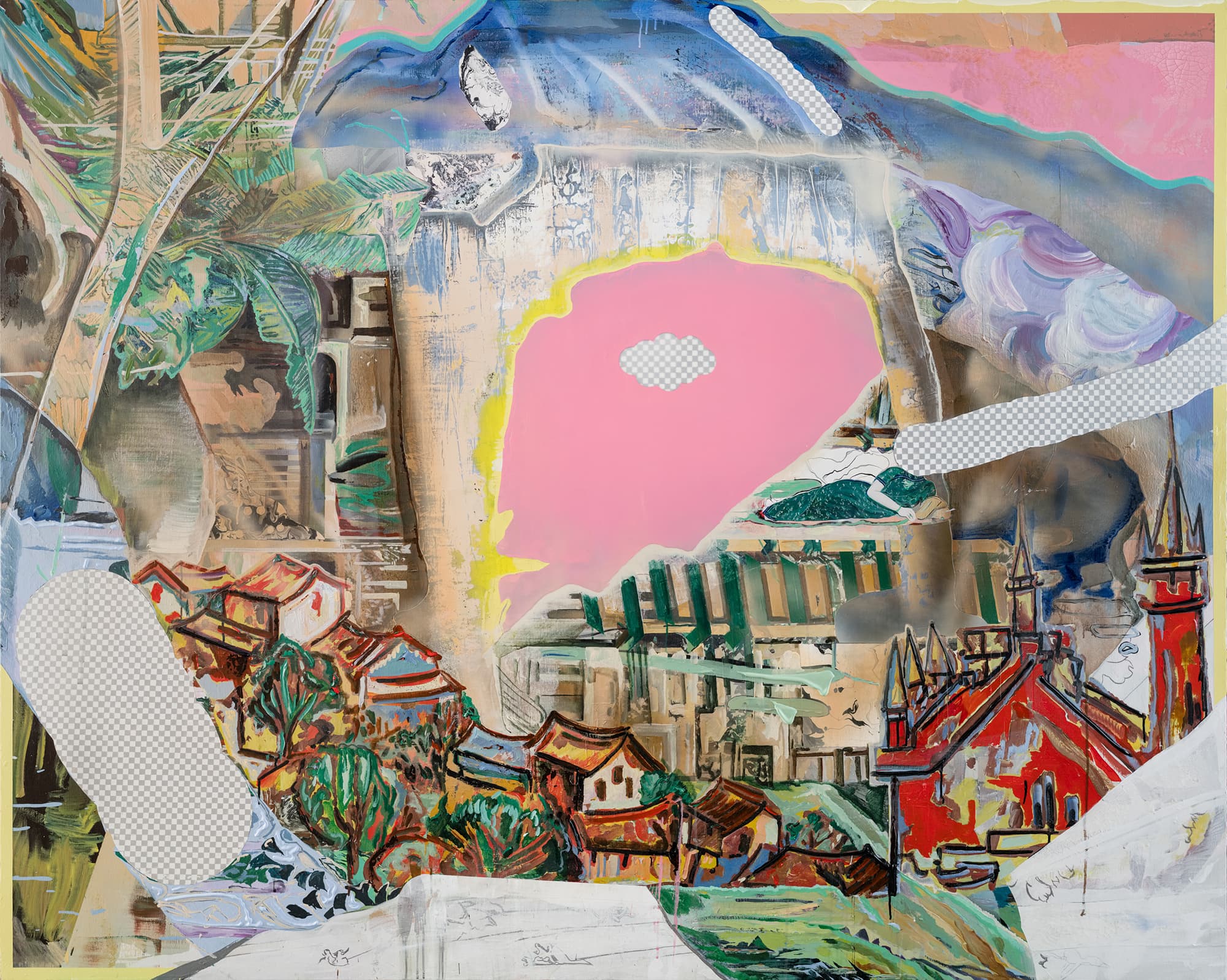 觀音山、 滬尾教堂、 一朵雲