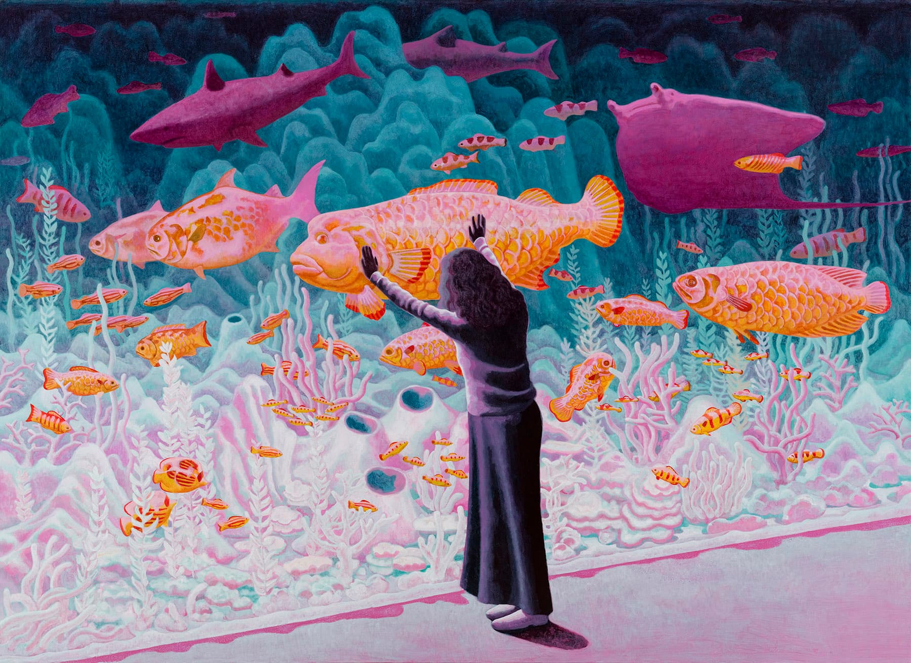 我曾想像著自己就是幽暗深海裡的那條魚