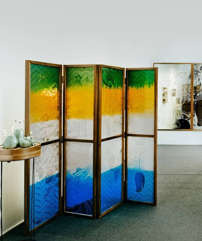 閬縫風景—金煌與林菝仔屏風